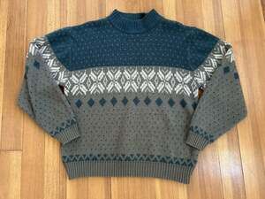 Spettro Vintage Fair Isle Crew Neck Sweater